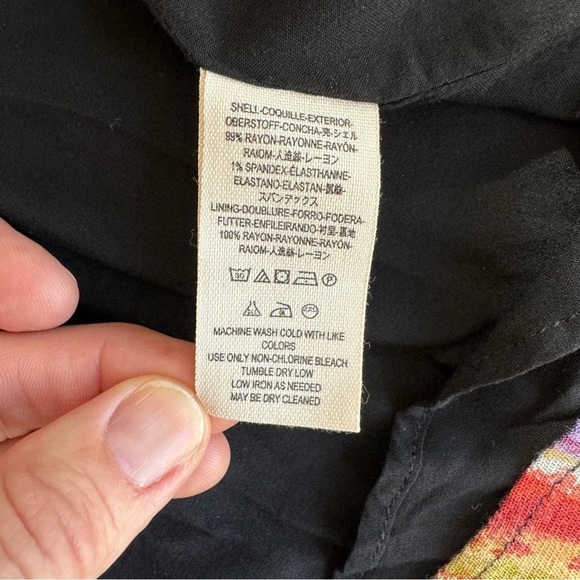 Free People Painted Stripe Mini Sleeveless Trapeze Swing Womens Size XS Colorful - Picture 14 of 14